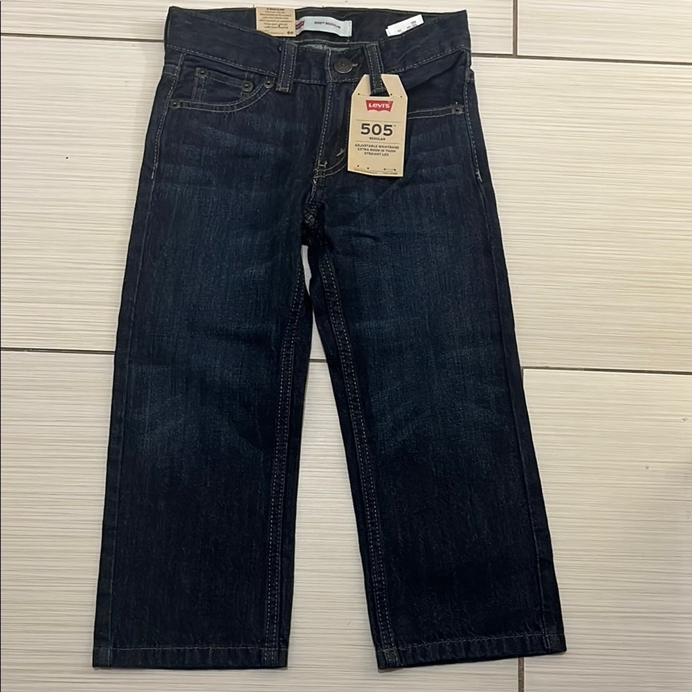 Brand New, With Tags Boy’s Levi's Blue Straight Jeans.